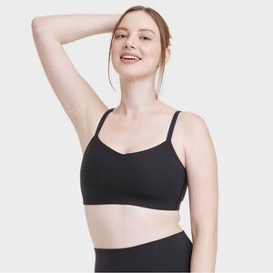 EUC All in Motion brand BLACK sports bra with criss cross back